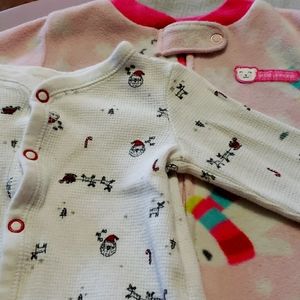 Carter's Size 6 month Winter pajamas